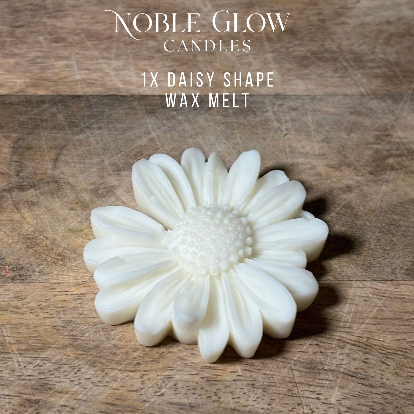 "Single Petal" Daisy Wax Melt – Personalized Natural Rapeseed Wax Melt