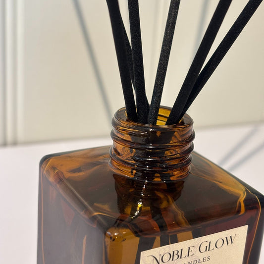 Noble Glow | Plum, Rose & Patchouli | Opulent & Indulgent Luxury Reed Diffuser | 100ml