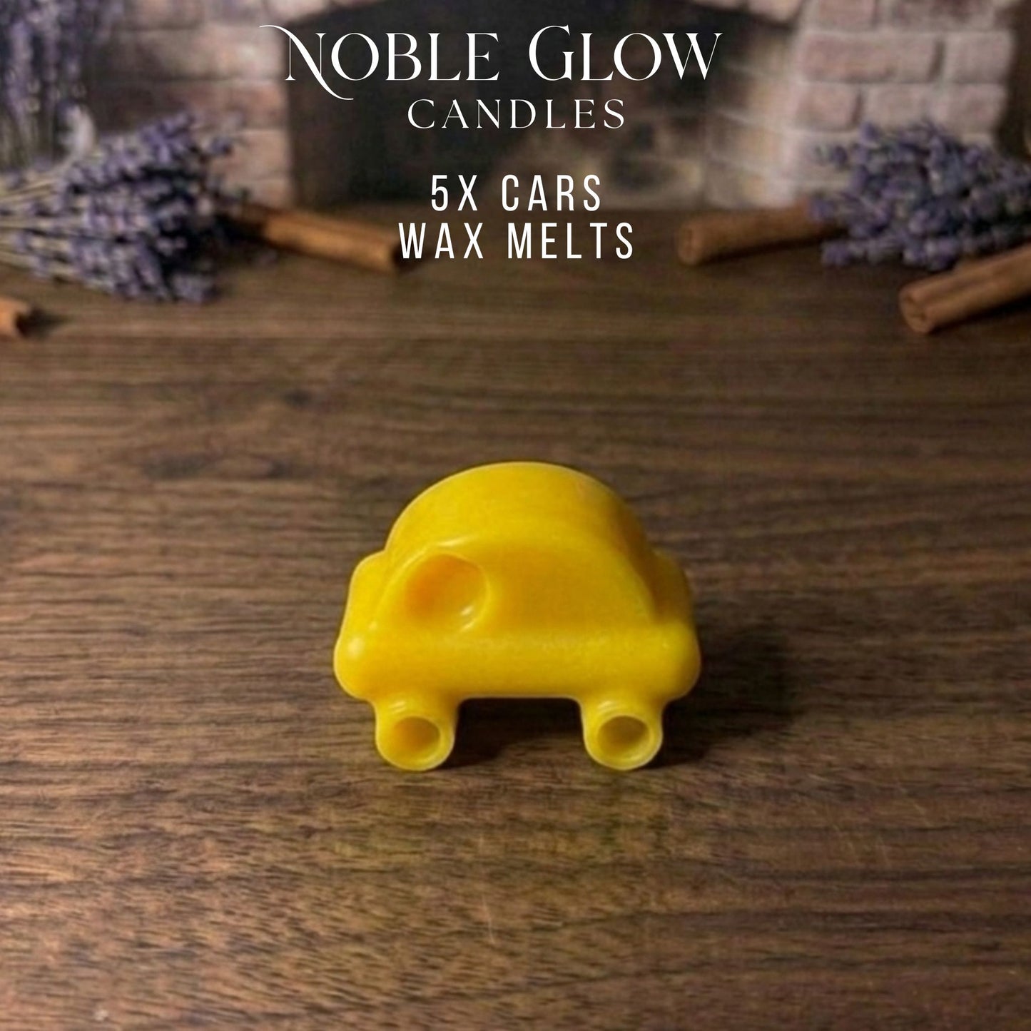 Cruising Comfort" Vintage Car Wax Melts – Set of 5 Personalized Natural Rapeseed Wax Melts