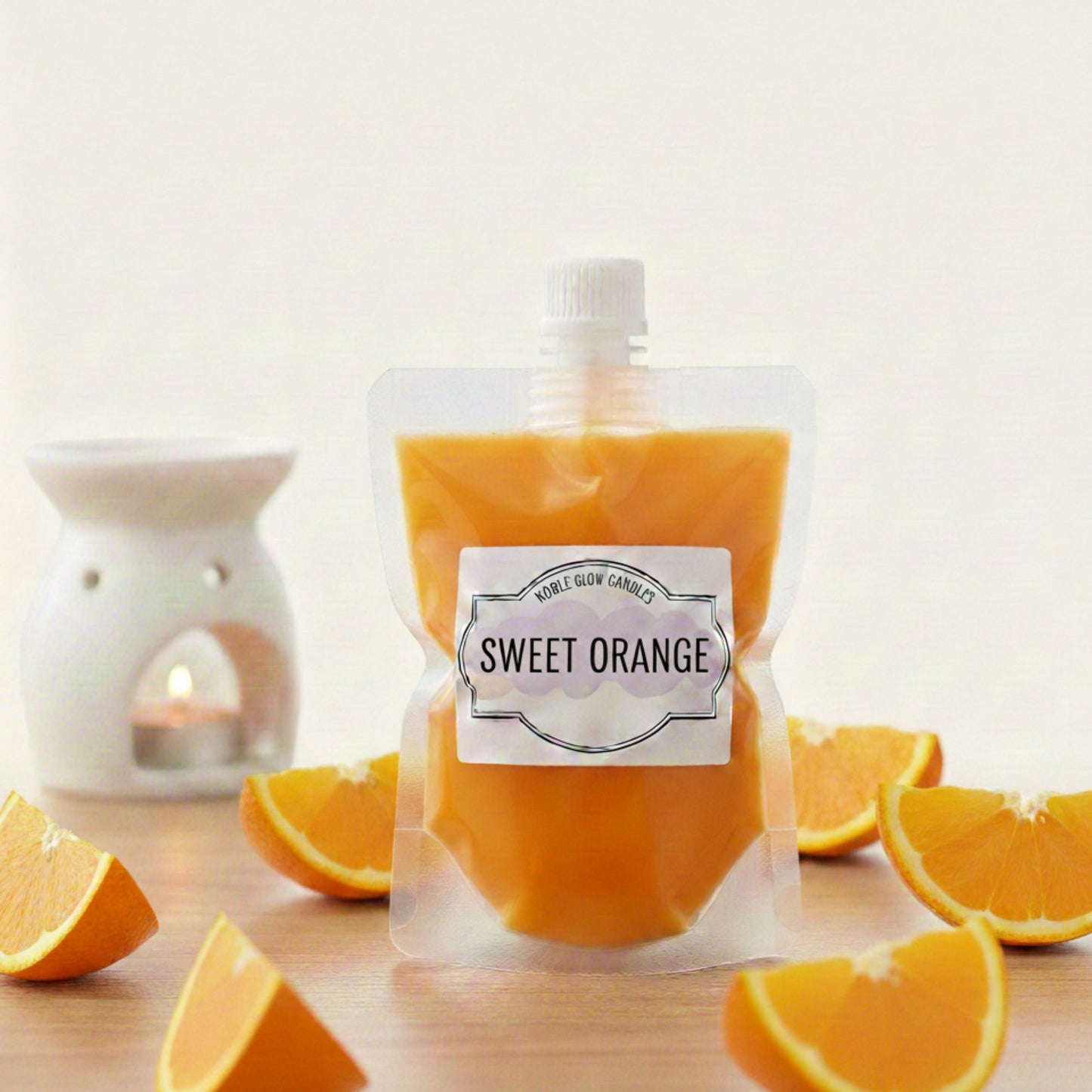 Sweet Orange | Luxury Handmade Squeezable Scented Wax Melt | 100ml