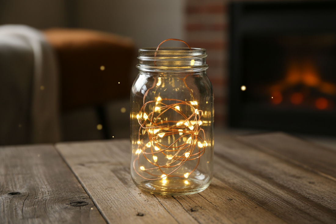 How to Turn Your Empty Candle Jars into Magical Light Holders