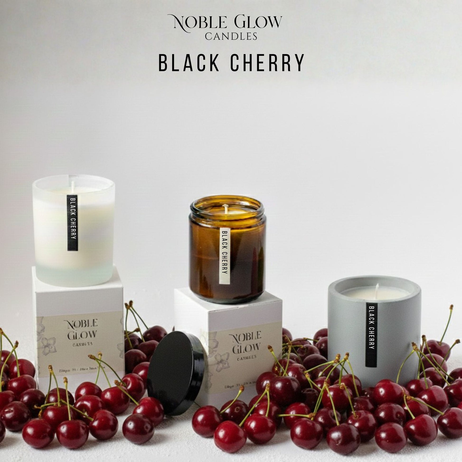 Black Cherry Scented Candle