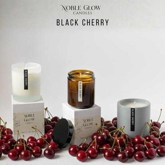 Black Cherry Scented Candle