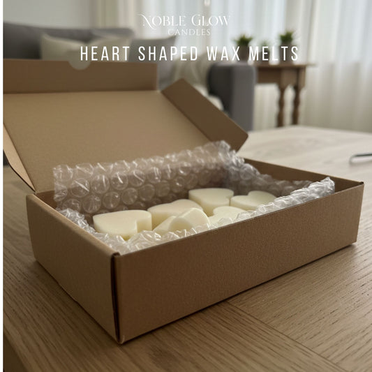 5x 6g Heart Shaped Wax Melt Box