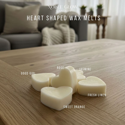 5x 6g Heart Shaped Wax Melt Box