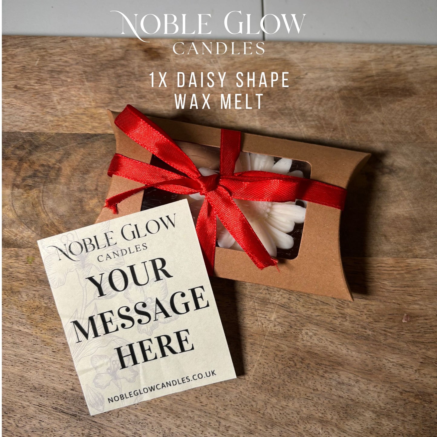 "Single Petal" Daisy Wax Melt – Personalized Natural Rapeseed Wax Melt