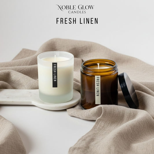 Fresh linen Scented Candle Group