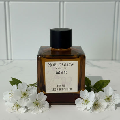 Noble Glow | Midnight Jasmine | Exotic & Calming Luxury Reed Diffuser | 100ml