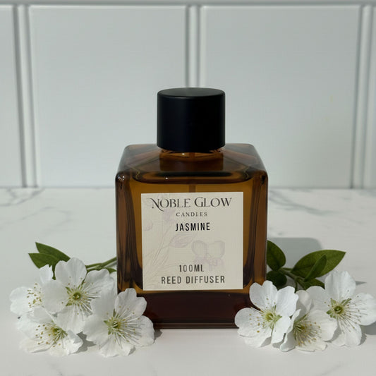 Noble Glow | Midnight Jasmine | Exotic & Calming Luxury Reed Diffuser | 100ml