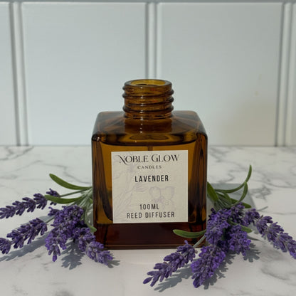 Noble Glow | Provence Lavender | Pure & Relaxing Essential Reed Diffuser | 100ml
