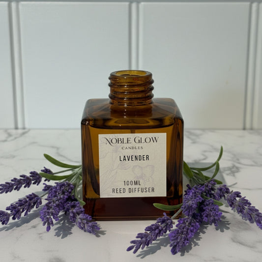 Noble Glow | Provence Lavender | Pure & Relaxing Essential Reed Diffuser | 100ml