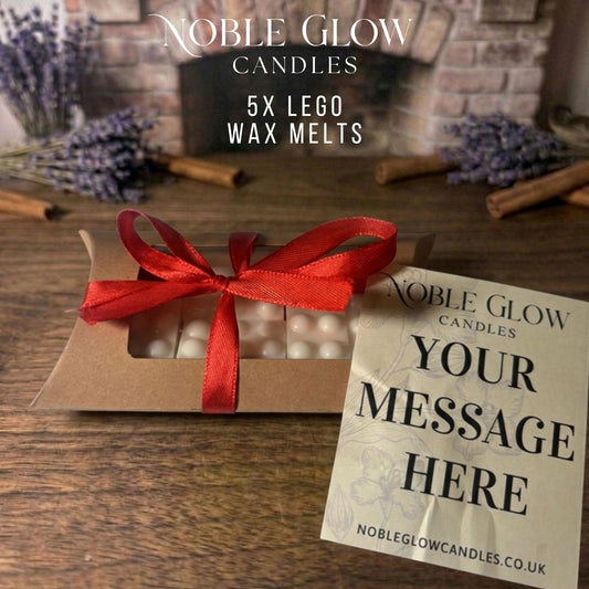 "Building Bliss" Personalized Lego Block Wax Melts – Set of 5 Natural Rapeseed Wax Melts