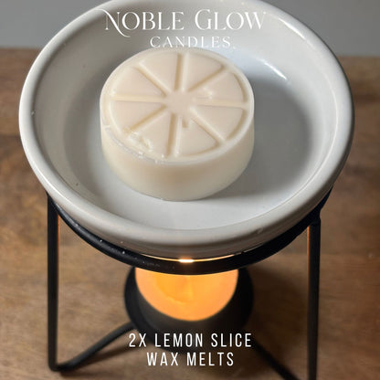 "Citrus Squeeze" Lemon Wax Melts – Set of 2 Personalized Natural Rapeseed Wax Melts
