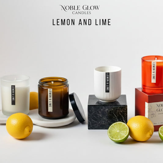 Lemon and Lime Scented Candle