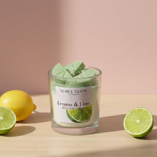 Zest & Zing Lemon & Lime Novelty Candle | 270g Citrus Fusion