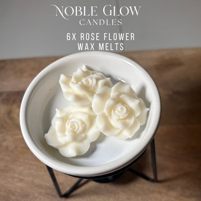 "Everlasting Bloom" Rose Wax Melts – Set of 6 Personalised Natural Rapeseed Wax Melts