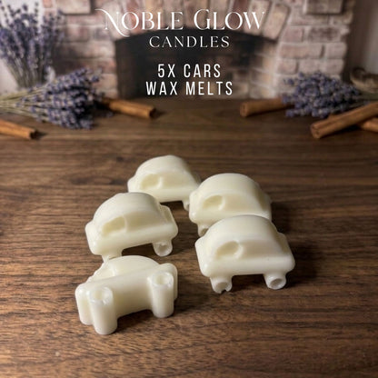 Cruising Comfort" Vintage Car Wax Melts – Set of 5 Personalized Natural Rapeseed Wax Melts