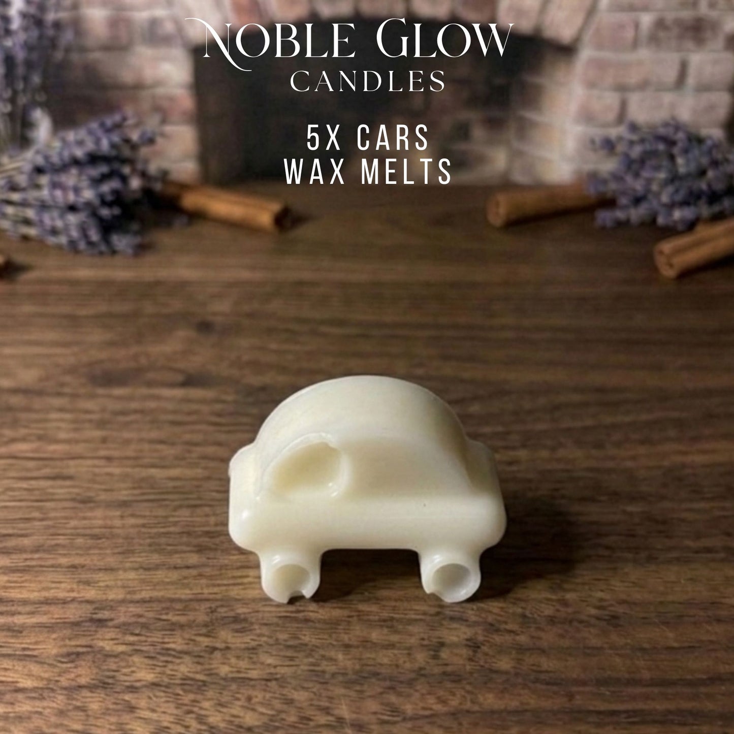 Cruising Comfort" Vintage Car Wax Melts – Set of 5 Personalized Natural Rapeseed Wax Melts