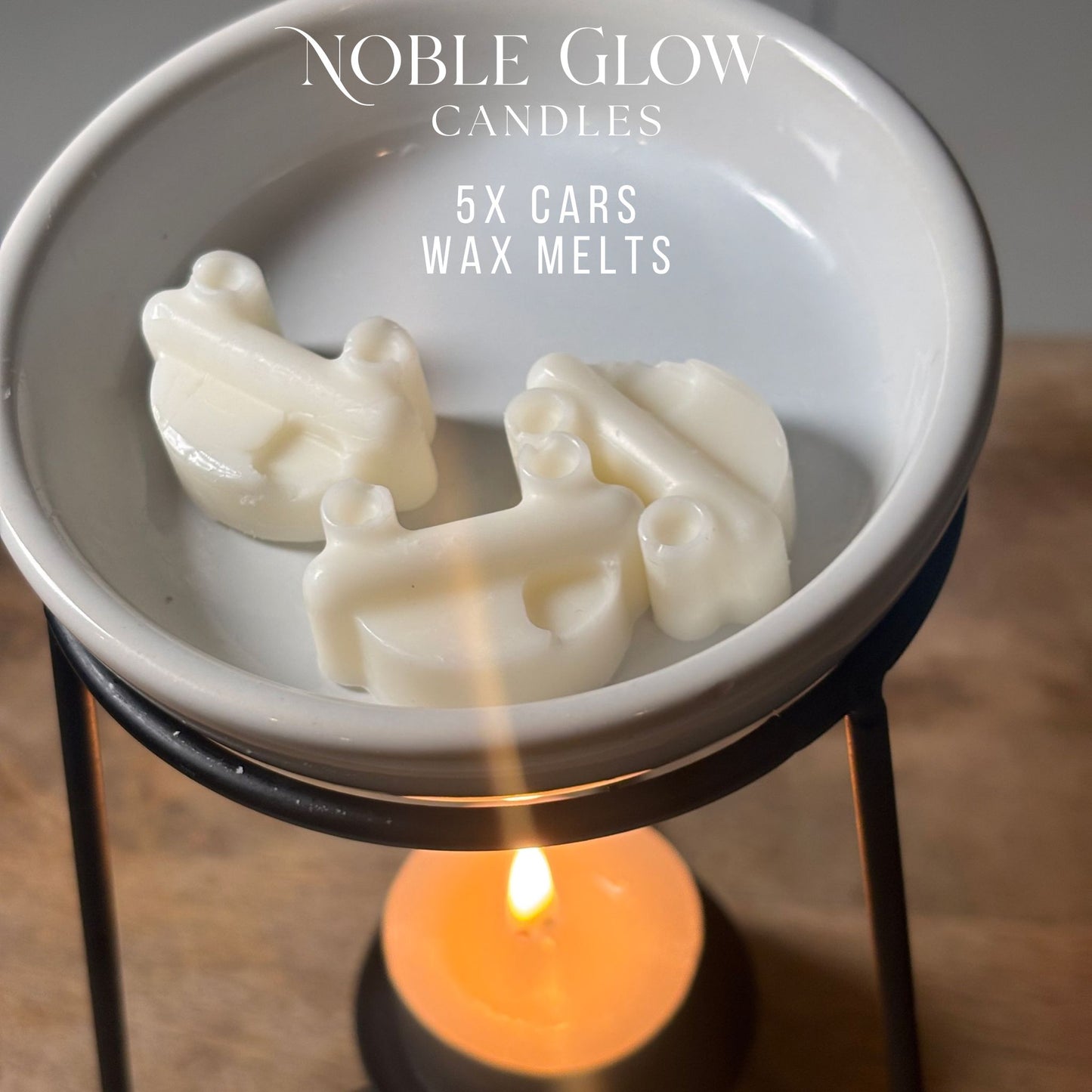 Cruising Comfort" Vintage Car Wax Melts – Set of 5 Personalized Natural Rapeseed Wax Melts