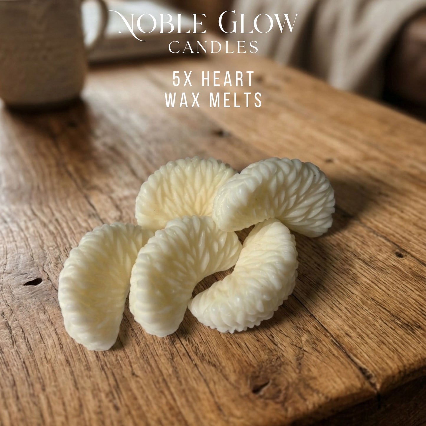 "Zesty Zen" Mandarin Wax Melts – Set of 5 Personalised Natural Rapeseed Wax Melts