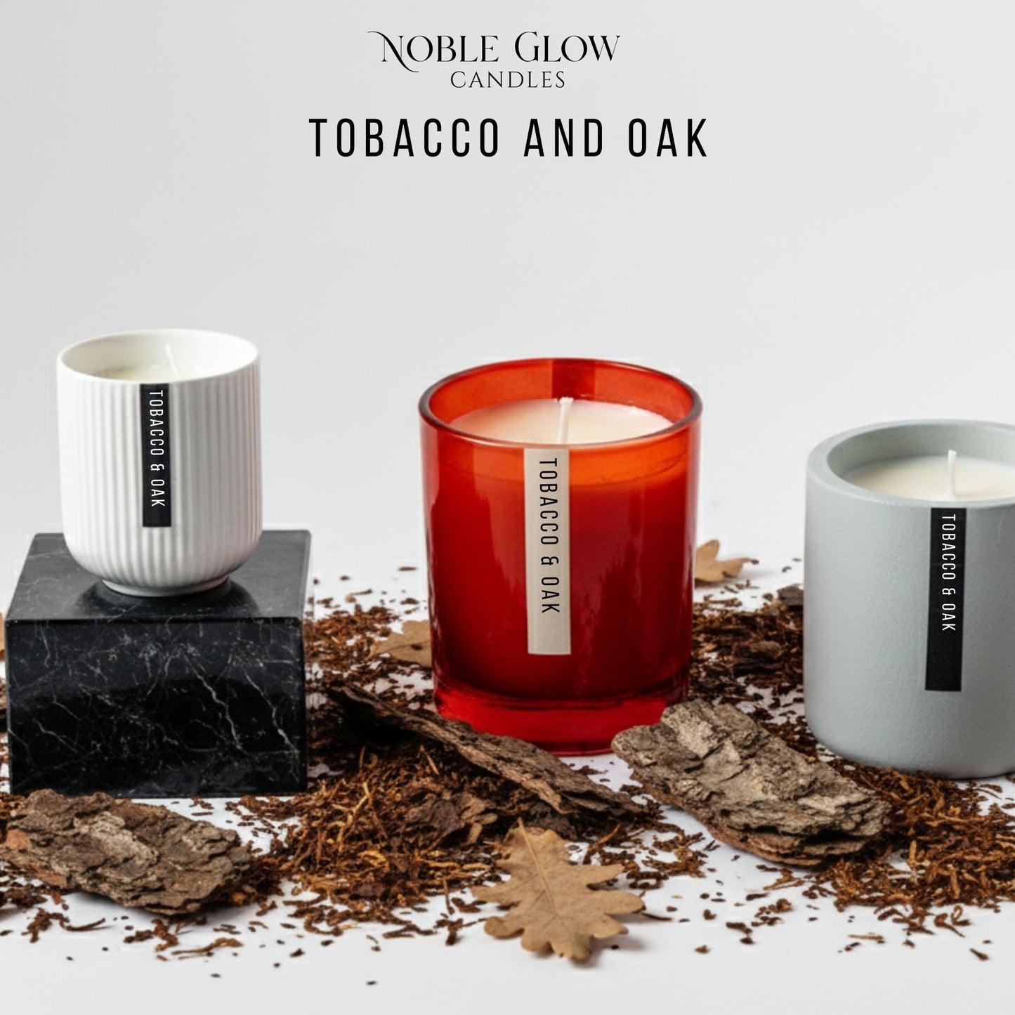 Tobacco Oak Scented Candle